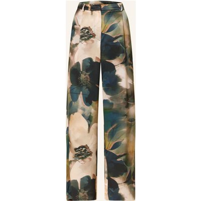 Malina Marlenehose Sarah Aus Satin gruen