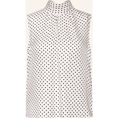 Darling Harbour Schluppenbluse Mit Seide weiss