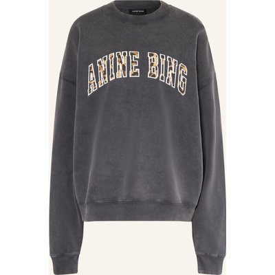 Anine Bing Sweatshirt Miles schwarz
