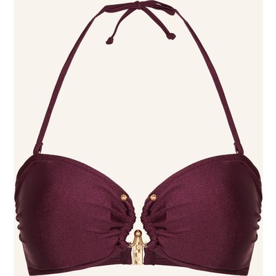 Mrs & Hugs Bandeau-Bikini-Top lila