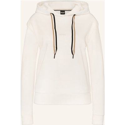 Boss Lounge-Hoodie Stripe weiss