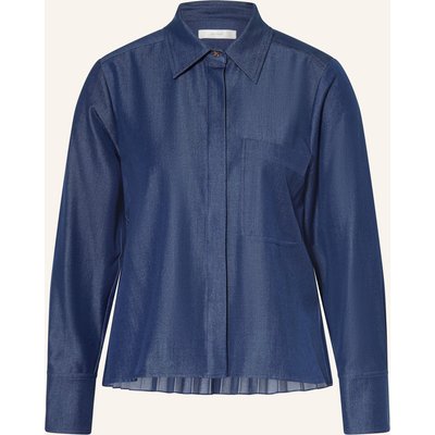 Inwear Hemdbluse Cherrieiw Mit Plissees blau