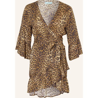 Melissa Odabash Wickelkleid Tegan Mit 3/4-Arm braun