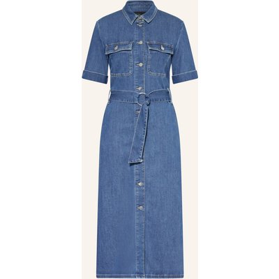 S.Oliver Black Label Hemdblusenkleid In Jeansoptik blau