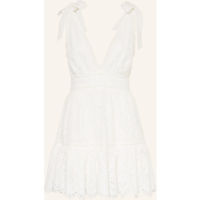 Poupette St Barth Strandkleid Cara Aus Spitze weiss