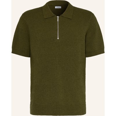 Paul Strick-Poloshirt Aus Bouclé gruen