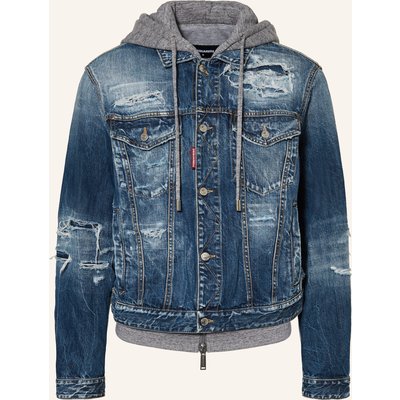 dsquared2 Jeansjacke Mit Blende blau