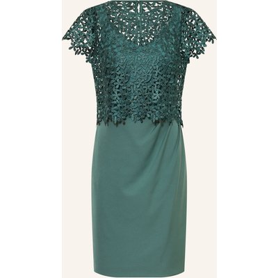 Vera Mont Set: Cocktailkleid Mit Blusenshirt Aus Spitze gruen