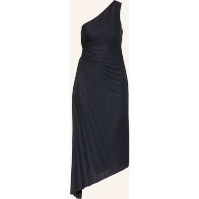 V By Vera Mont Cocktailkleid Mit Plissees Und Glitzergarn blau