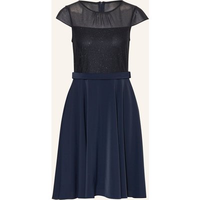 Vm Vera Mont Cocktailkleid Im Materialmix blau