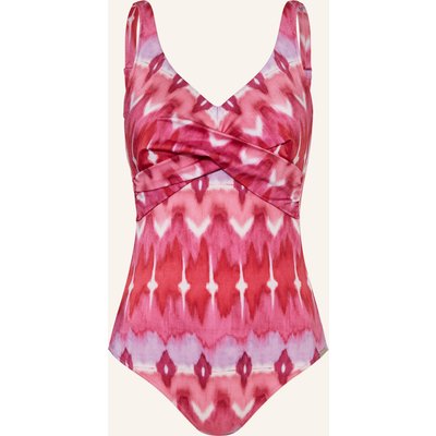 Charmline Shape-Badeanzug Ikat Energy pink