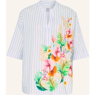 Emily Van Den Bergh Blusenshirt Mit 3/4-Arm blau