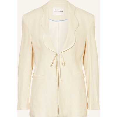 Fabienne Chapot Blazer Millor Mit Leinen weiss