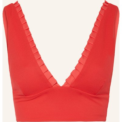Mymarini Bralette-Bikini-Top No 5 Zum Wenden rot