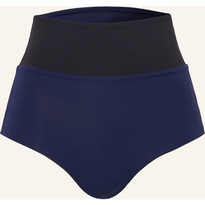 Mymarini High-Waist-Bikini-Hose Surfshorts Zum Wenden blau