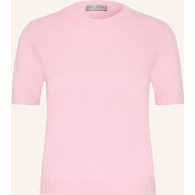 Lunaria Cashmere Strickshirt Aus Cashmere rosa