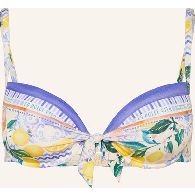 Watercult Bügel-Bikini-Top Dolce Lemon blau