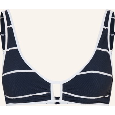 Watercult Bustier-Bikini-Top Coastal Lines blau