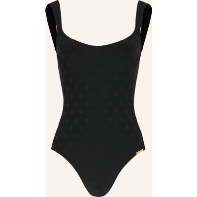 Watercult Badeanzug Modern Dots schwarz