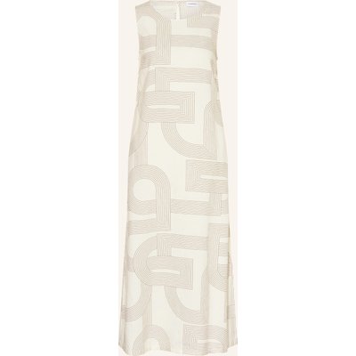 Comma Kleid Mit Leinen weiss