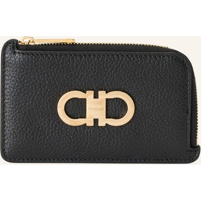 Ferragamo Kartenetui schwarz