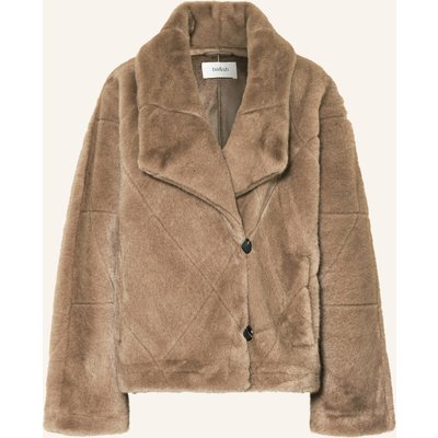 Ba&Sh Kunstfell-Jacke Pinie beige