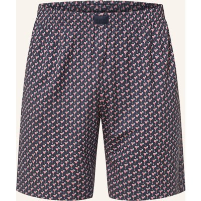 Mey Schlafshorts Serie Midnight Drink blau