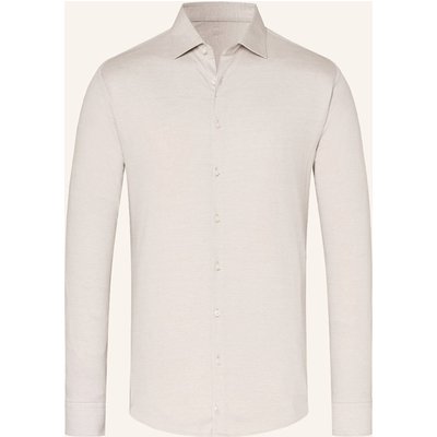 Desoto Jerseyhemd Slim Fit beige