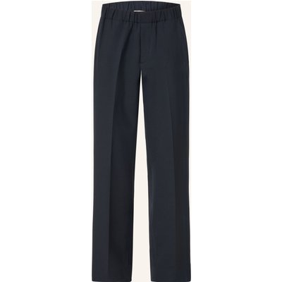 Sandro Jerseyhose Straight Fit blau