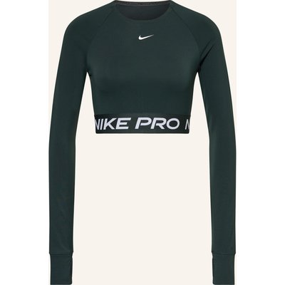 Nike Cropped-Longsleeve Pro 365 Dri-Fit gruen
