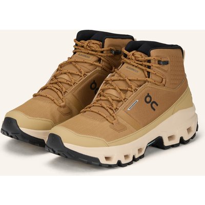 On Wanderschuhe Cloudrock Mid Wp braun
