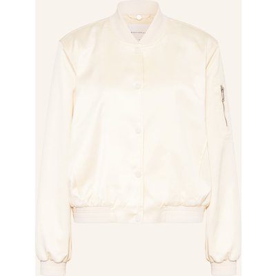 Rino & Pelle Blouson Banner Aus Satin weiss