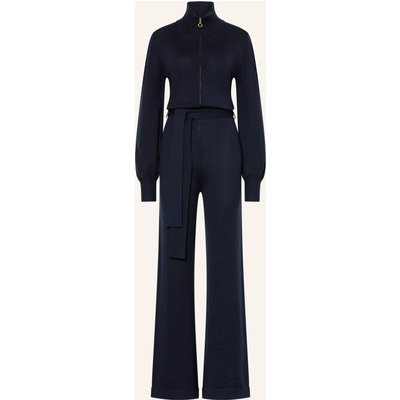 We Norwegians Jumpsuit Aus Merinowolle blau