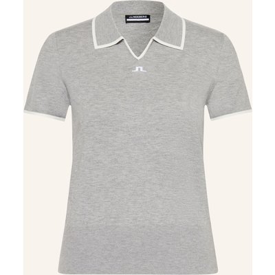 J.Lindeberg Funktions-Poloshirt grau