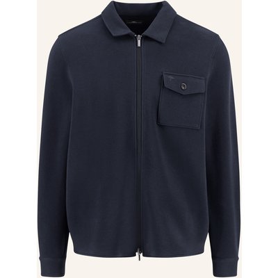 Fynch-Hatton Pique-Overjacket blau