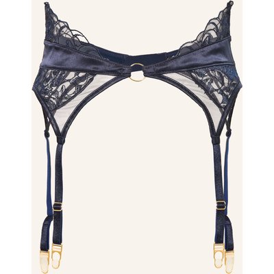 Aubade Strumpfhalter Satin Memories blau