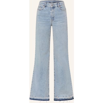 Oui Wide Leg Jeans blau