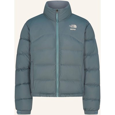 The North Face X Skims Daunenjacke Tnf X Project K 2000 Retro Shrunken Nuptse blau
