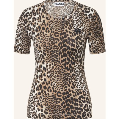Ganni T-Shirt braun