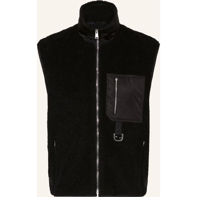 Fendi Teddyfell-Weste schwarz