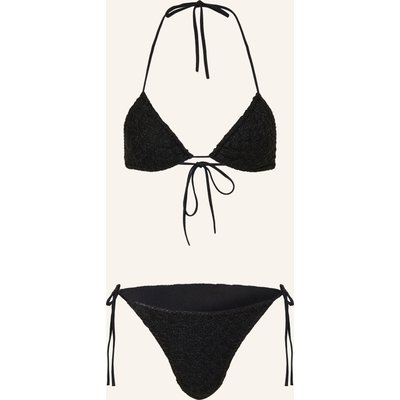 Missoni Triangel-Bikini Mit Glitzergarn schwarz