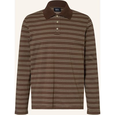 A.P.C. Rugbyshirt braun