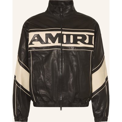 Amiri Lederjacke schwarz
