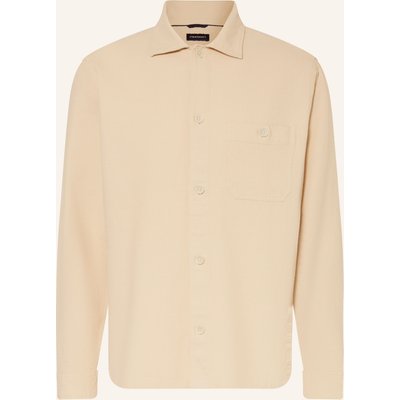 Strokesman's Piqué-Hemd Comfort Fit beige