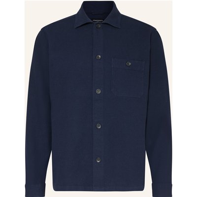 Strokesman's Piqué-Hemd Comfort Fit blau