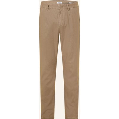 Paul Chino Regular Fit Mit Leinen gruen
