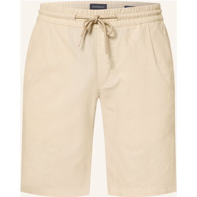 Strokesman's Shorts Regular Fit Mit Leinen beige