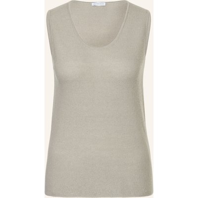 Iris Von Arnim Stricktop Thyra Aus Cashmere Mit Seide beige