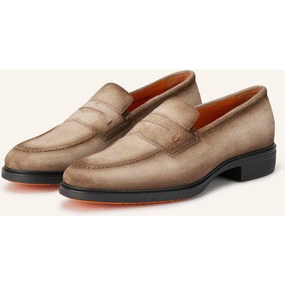 Santoni Loafer Easy braun