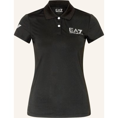 ea7 Emporio Armani Funktions-Poloshirt schwarz